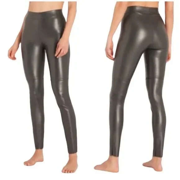 NWT Wolford Estella Faux Vegan Leggings Sz 12